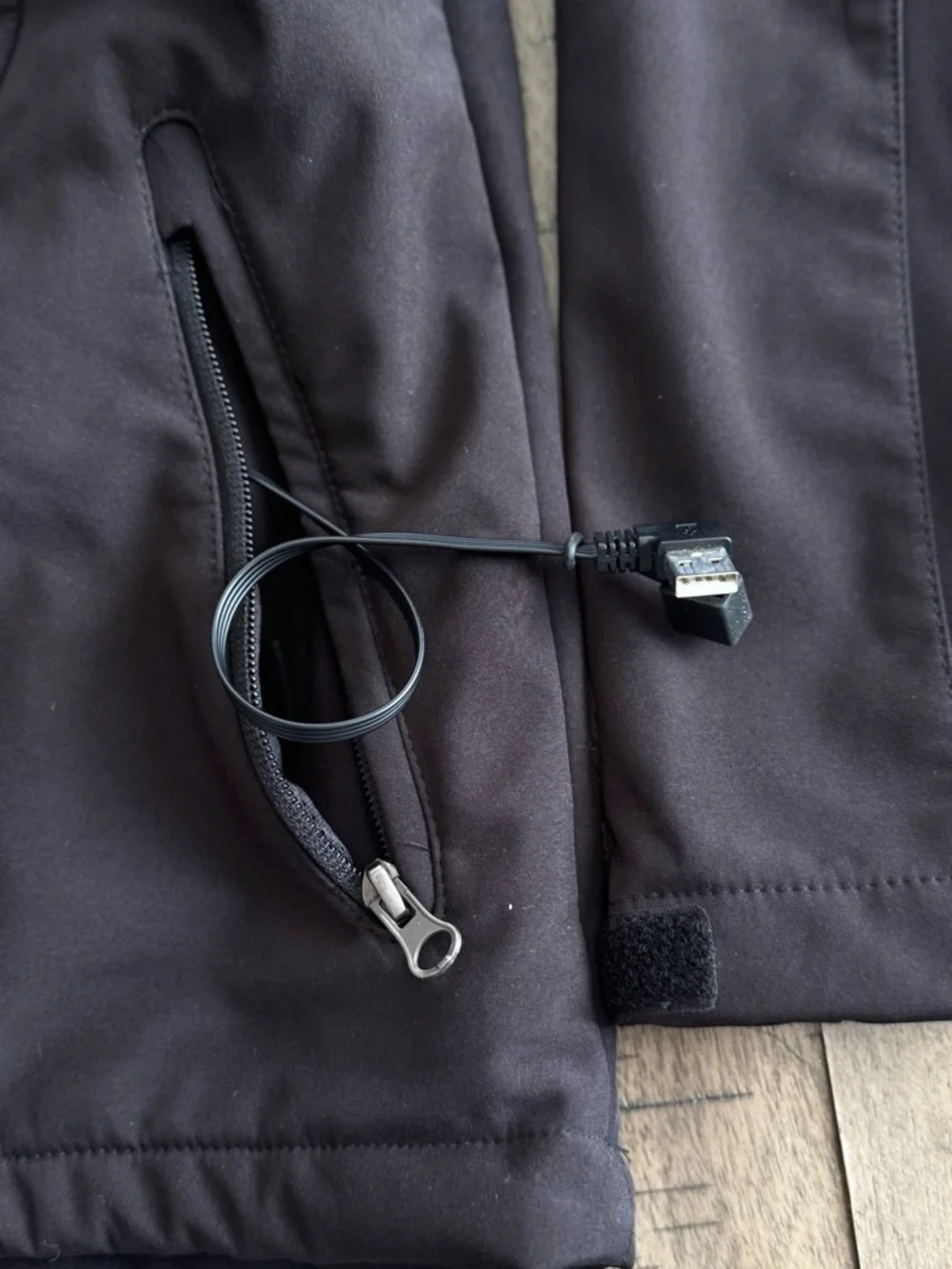 Actionheat Men's Black Windbreaker Jacket with Stand Collar
